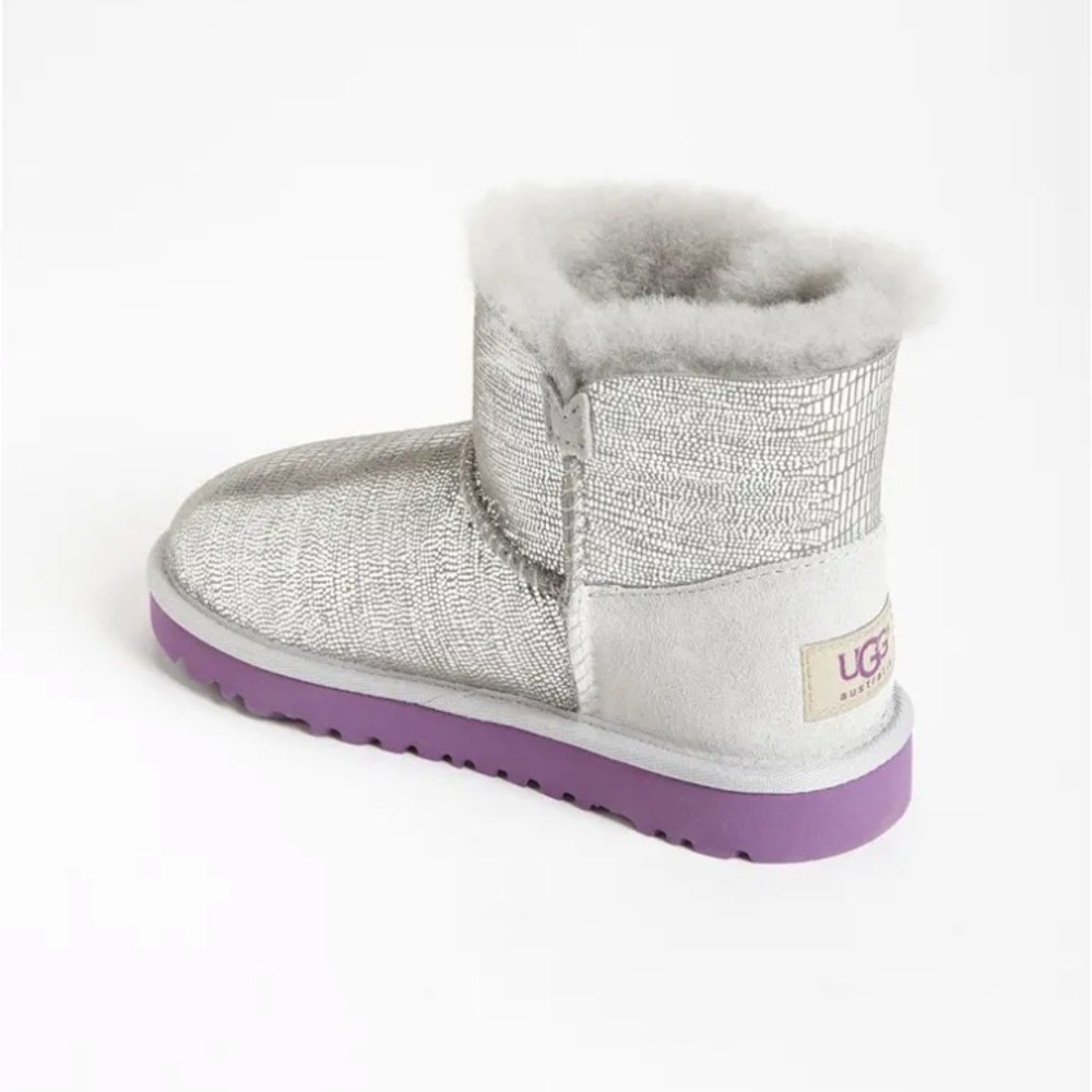 UGG Mini Bailey Button Lizard Boots - Picture 2 of 15